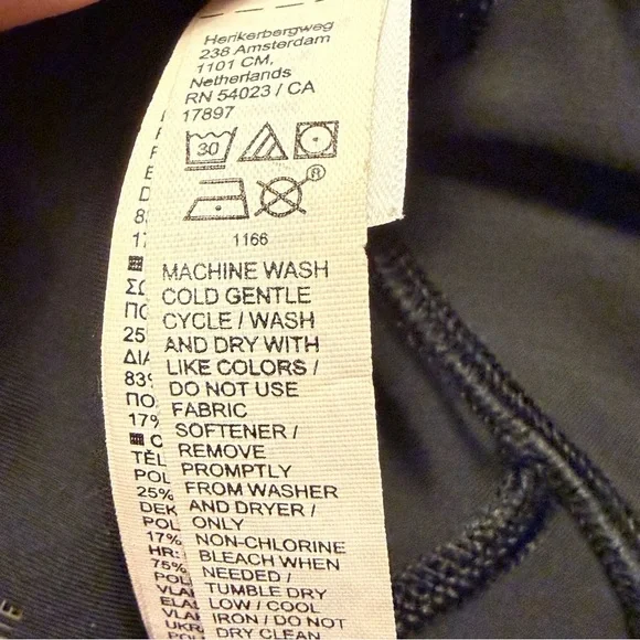 Athleta | Black Ultimate Stash Craft 7/8 Tight with Pockets | Sz L - Picture 8 of 8